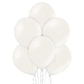 Flat Not Inflated 11" Ellie's Brand Latex Balloons Pearl White (100 Per Bag) Manufactured By Ellies Balloons Belbal Balloons