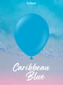 Not Inflated 160K Nozzle Up Kalisan Twisting Latex Balloons Standard Caribbean Blue (50 Per Bag) Manufactured By Kalisan In Turkey for Bargain Balloons