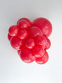 11" Standard Red Tuftex Latex Balloons (100 Per Bag) Manufacturer Inflated Image