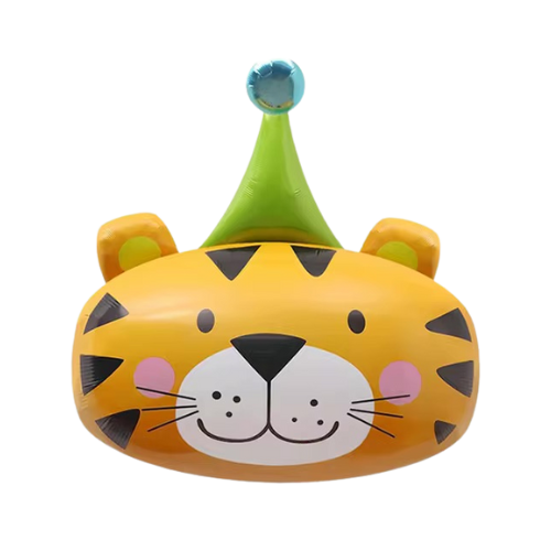 31 Inches Party Tiger Head Foil Balloon Brand Colour Wheel Value Line