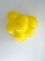 17" Standard Yellow Tuftex Latex Balloons (50 Per Bag) Manufacturer Inflated Image