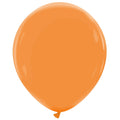 Uninflated 18 Inches Cattex Brand Premium Pumpkin Orange Latex Balloons 