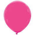 Uninflated 18 Inches Cattex Brand Premium Raspberry Pink Latex Balloons 