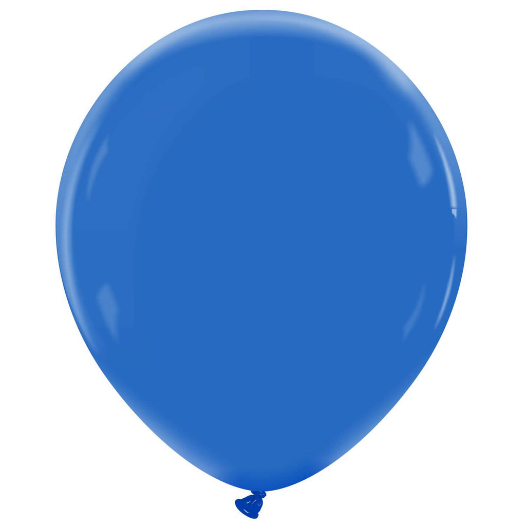 Uninflated 18 Inches Cattex Brand Premium Royal Blue Latex Balloons 