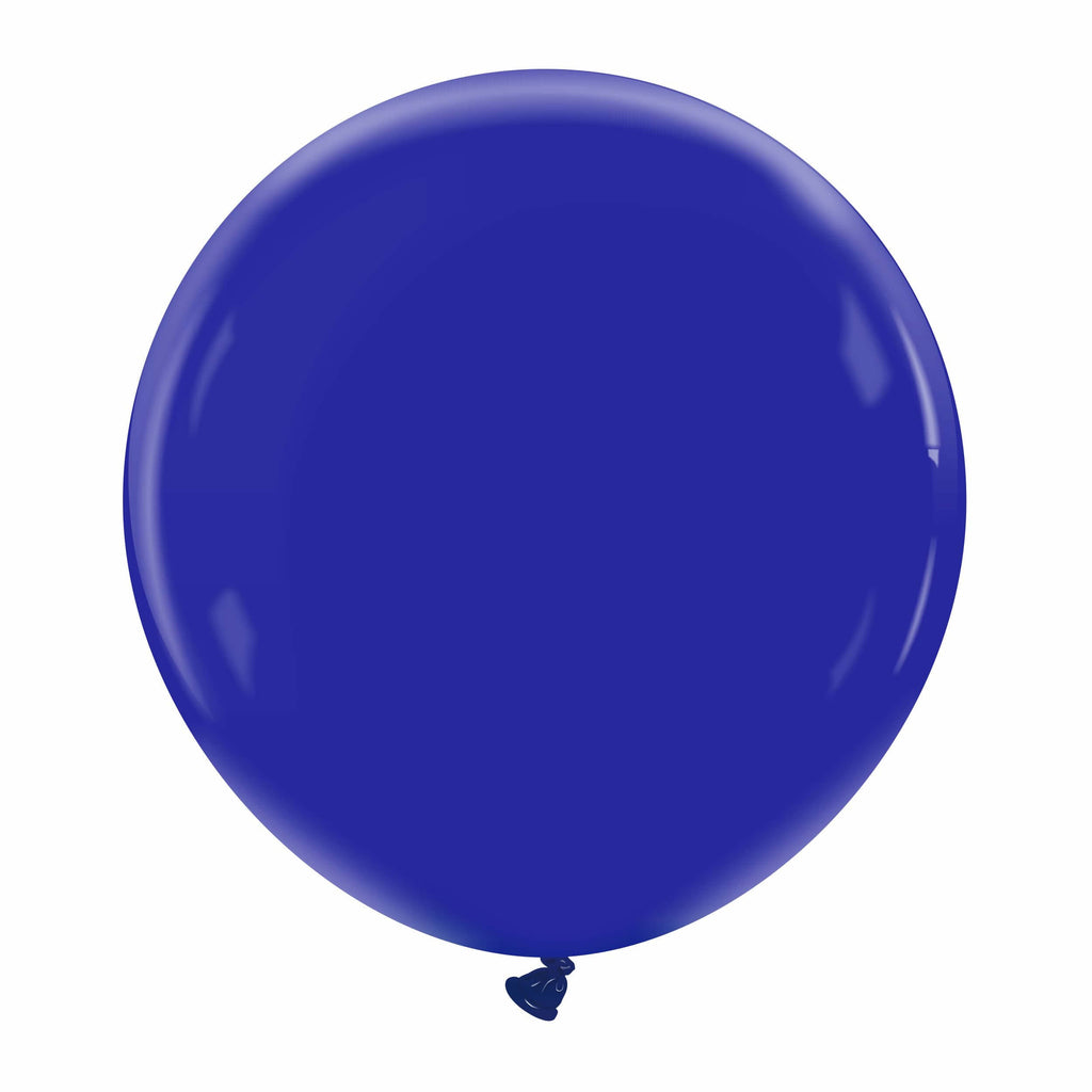 Uninflated 36 Inches Cattex Brand Premium Navy Blue Latex Balloons