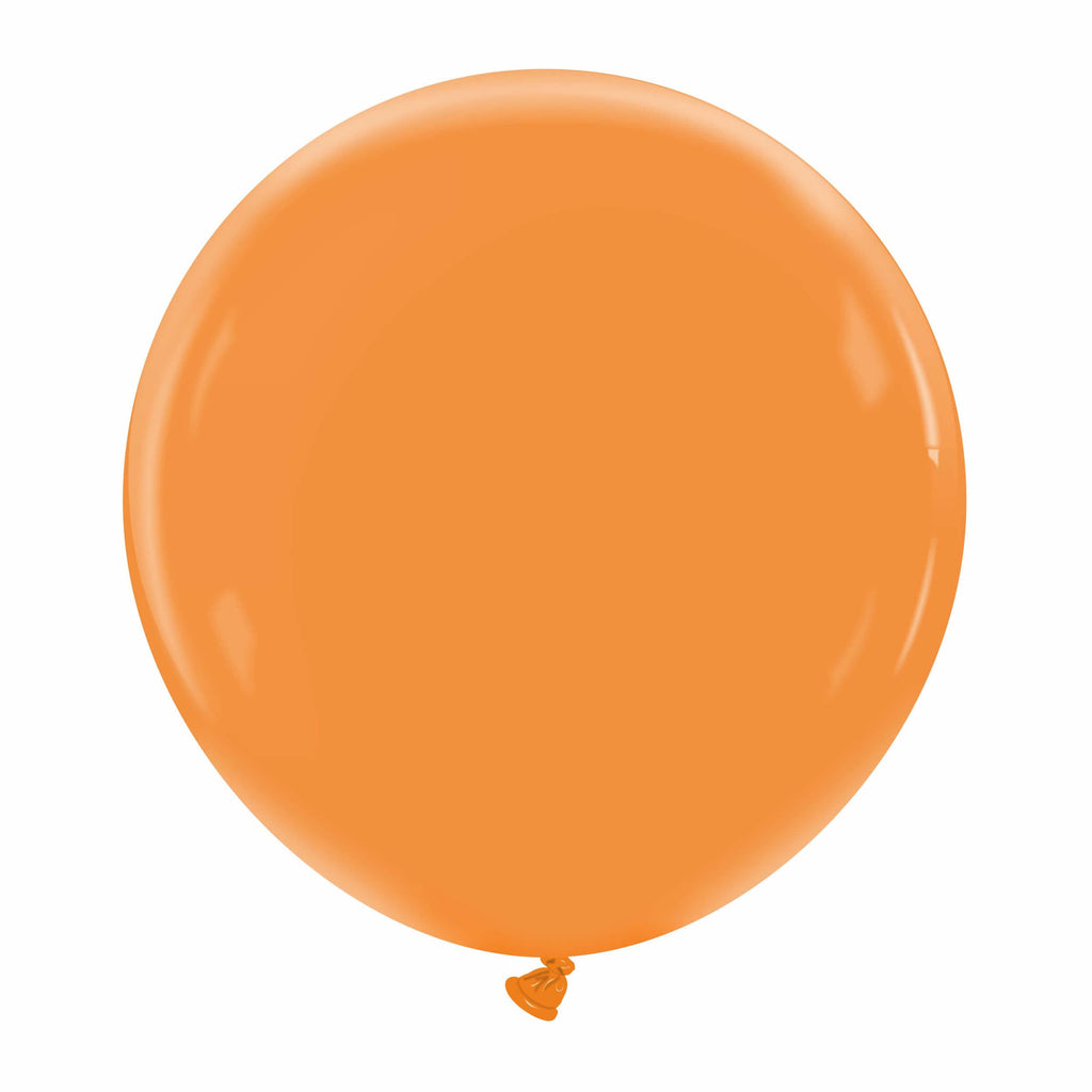 Uninflated 36 Inches Cattex Brand Premium Pumpkin Orange Latex Balloons