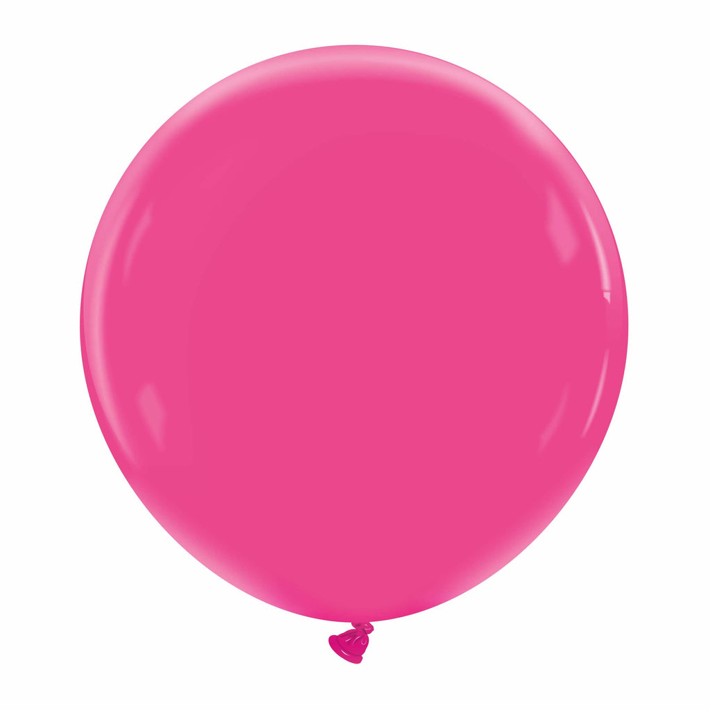 Uninflated 36 Inches Cattex Brand Premium Raspberry Pink Latex Balloons