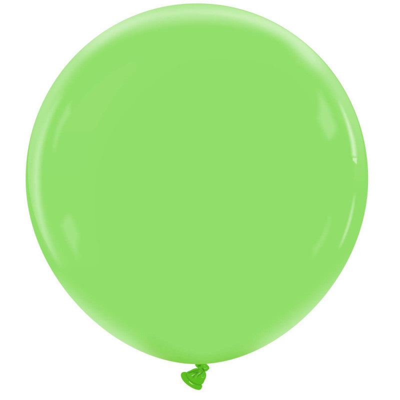 Uninflated 36 Inches Cattex Brand Premium Basil Green Latex Balloons