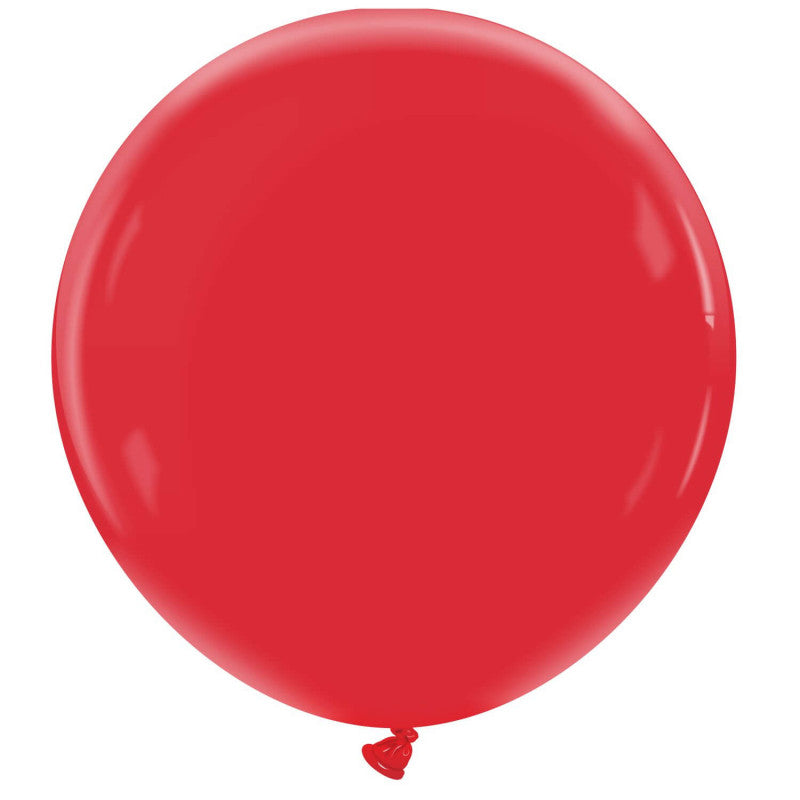 Uninflated 36 Inches Cattex Brand Premium Cherry red Latex Balloons