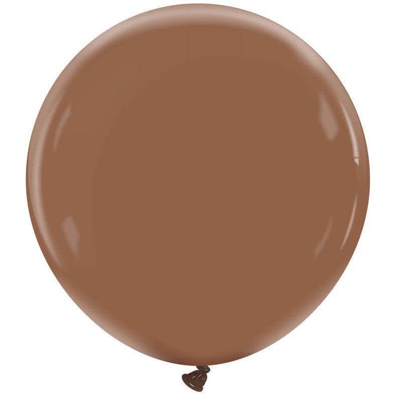 Uninflated 36 Inches Cattex Brand Premium Chocolate Latex Balloons