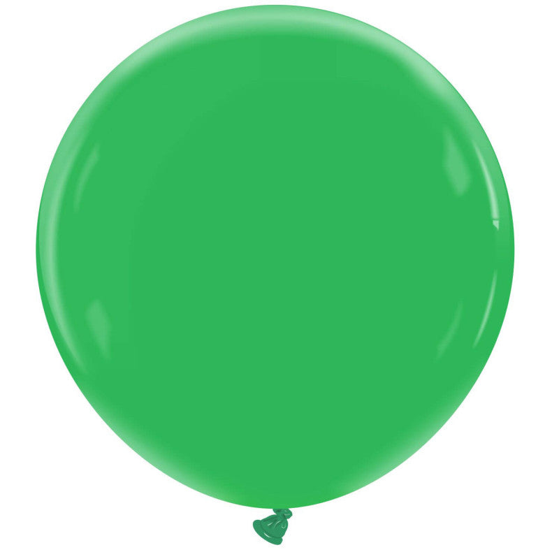 Uninflated 36 Inches Cattex Brand Premium Clover Green Latex Balloons