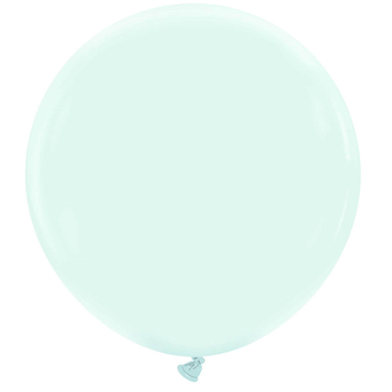 Uninflated 36 Inches Cattex Brand Premium Ice Blue Latex Balloons