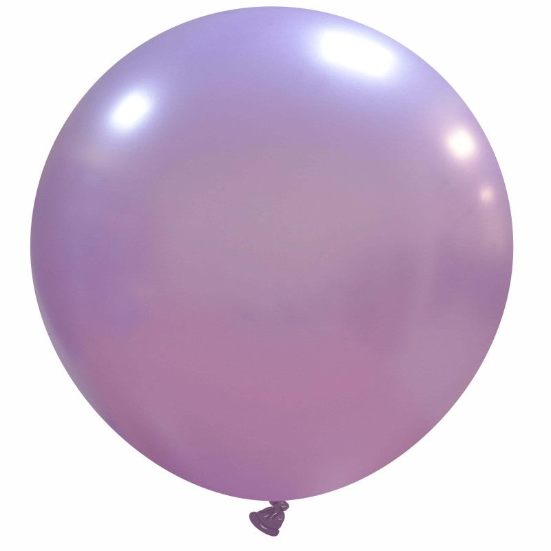 Uninflated 35 Inches Cattex Brand Premium Metal Lavender Latex Balloons