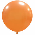 Uninflated 35 Inches Cattex Brand Premium Metal Orange Latex Balloons