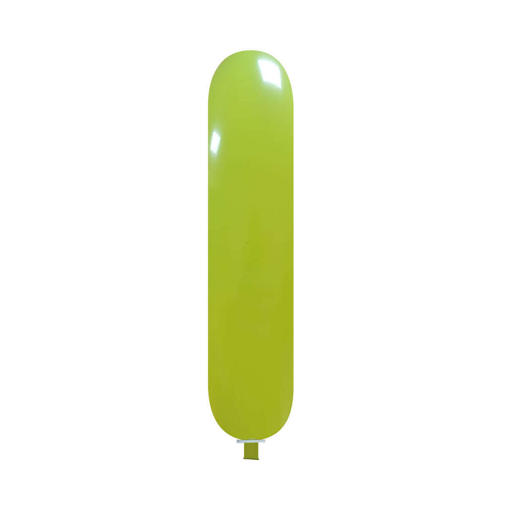 Uninflated 67 Inches Banner Cattex Brand Standard Lime Latex Balloons