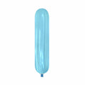 Uninflated 67 Inches Banner Cattex Brand Crystal Crystal Blue Latex Balloons