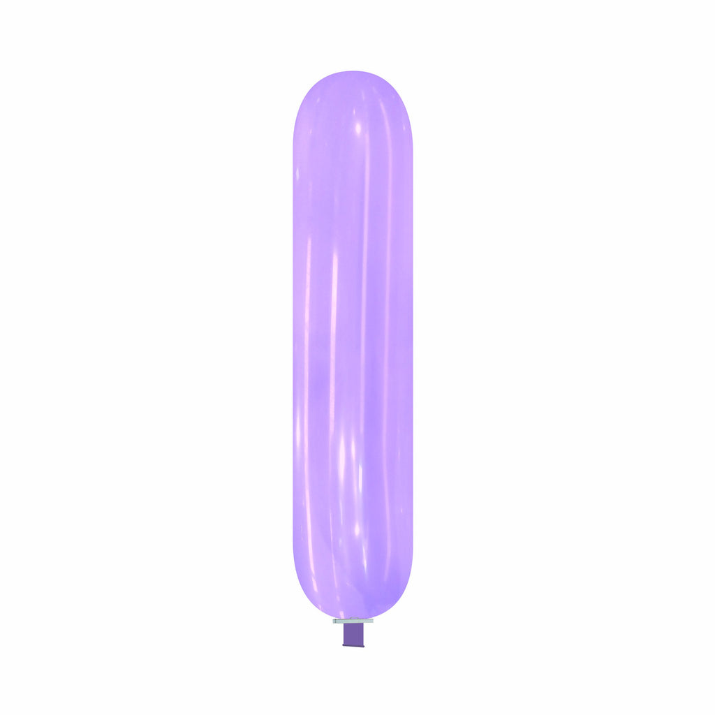 Uninflated 67 Inches Banner Cattex Brand Crystal Crystal Purple Latex Balloons