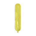 Uninflated 67 Inches Banner Cattex Brand Crystal Crystal Yellow Latex Balloons