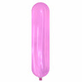 Uninflated 87 Inches Banner Cattex Brand Crystal Crystal Fuchsia Latex Balloons