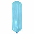 Uninflated 87 Inches Banner XL Cattex Brand Crystal Crystal Blue Latex Balloons