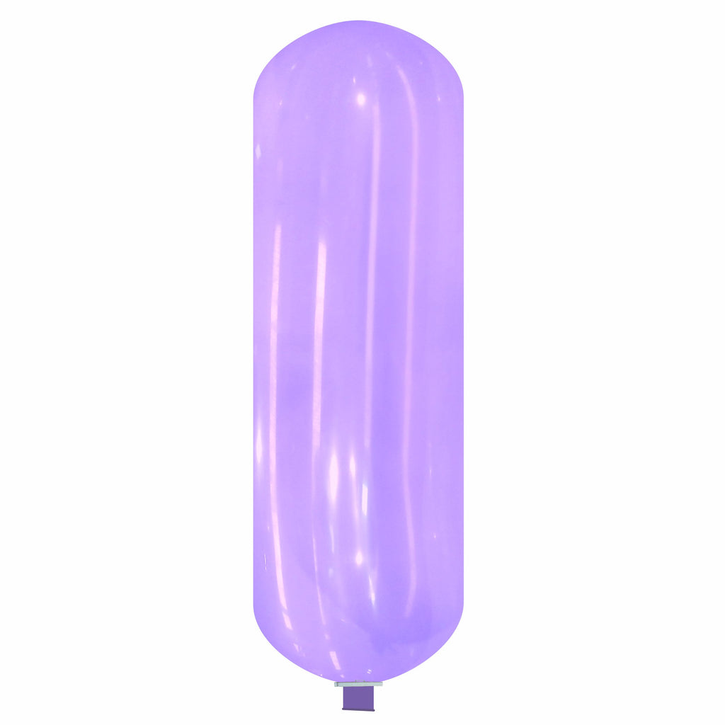 Uninflated 87 Inches Banner XL Cattex Brand Crystal Crystal Purple Latex Balloons