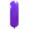 Uninflated 87 Inches Banner XL Cattex Brand Standard Purple Latex Balloons