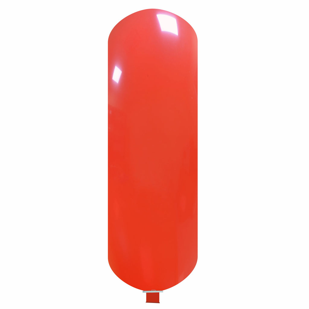 Uninflated 87 Inches Banner XL Cattex Brand Standard Light Red Latex Balloons