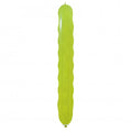 Uninflated 94 Inches Spiral Cattex Brand Standard Lime Latex Balloons