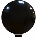 Uninflated 100 inches cattex brand standard black latex balloons  