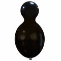 Uninflated 59 Inches Doll Cattex Brand Standard Black Latex Balloons