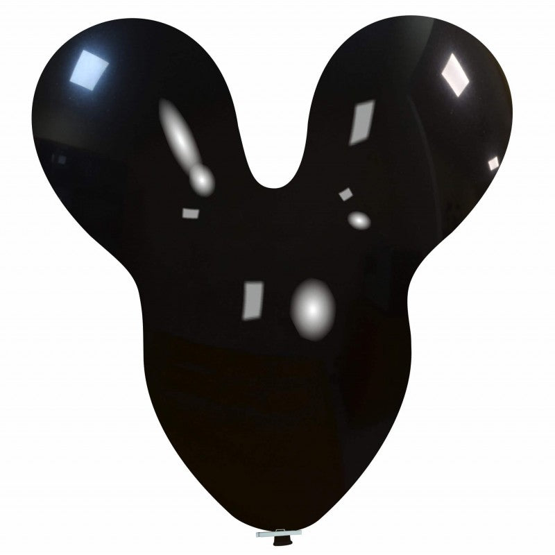 Uninflated 30 Inches Mouse Cattex Brand Standard Black Latex Balloons