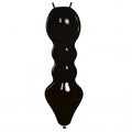 Uninflated 51 Inches Caterpillar Cattex Brand Standard Black Latex Balloons