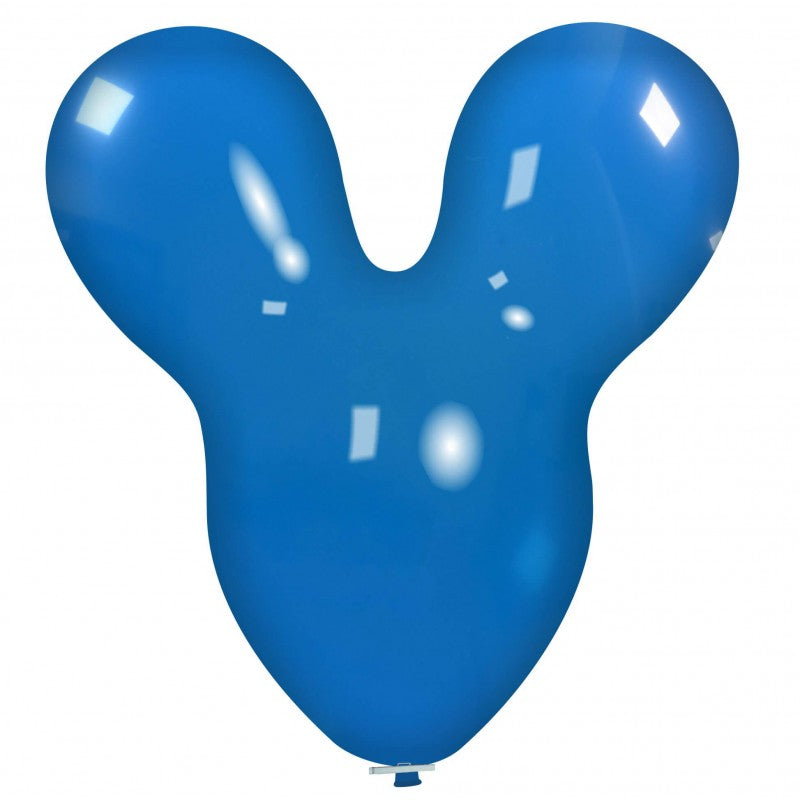 Uninflated 30 Inches Mouse Cattex Brand Standard Light Blue Latex Balloons