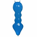 Uninflated 51 Inches Caterpillar Cattex Brand Standard Blue Latex Balloons