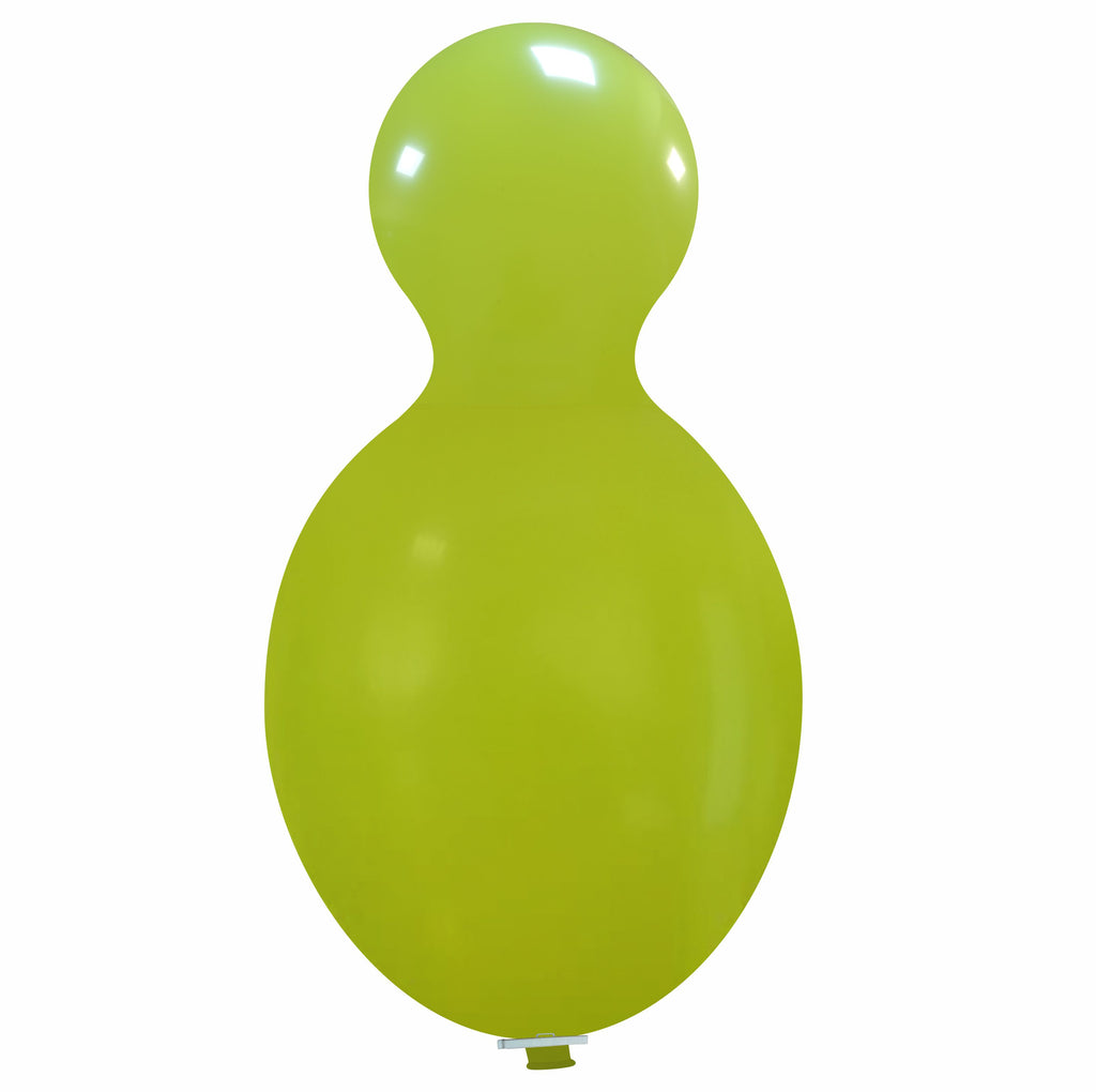 Uninflated 59 Inches Doll Cattex Brand Standard Lime Latex Balloons