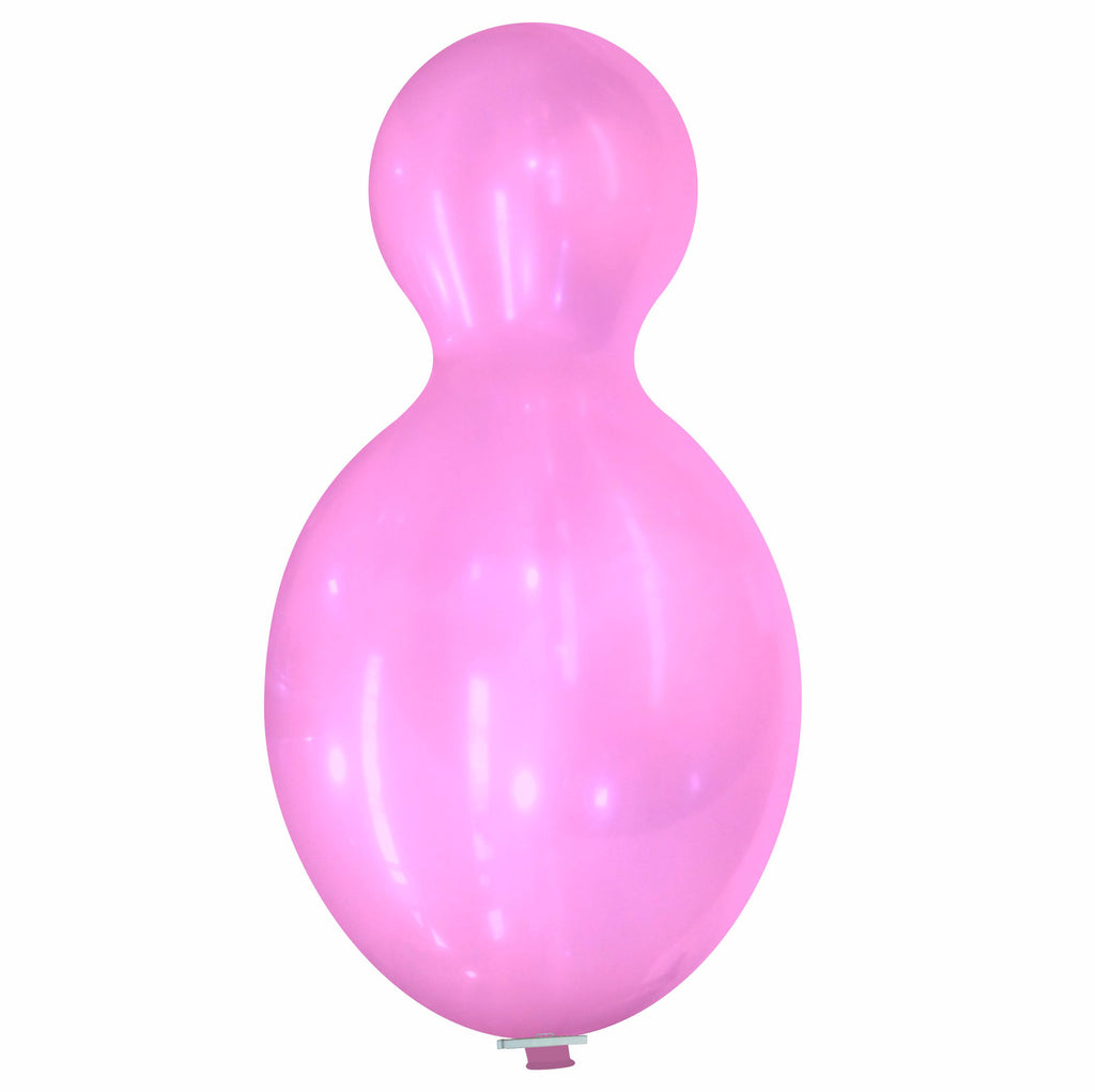 Uninflated 59 Inches Doll Cattex Brand Crystal Crystal Fuchsia Latex Balloons