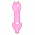 Uninflated 51 Inches Caterpillar Cattex Brand Crystal Crystal Fuchsia Latex Balloons