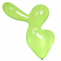 Uninflated 56 Inches Duck Cattex Brand Crystal Crystal Green Latex Balloons