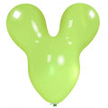 Uninflated 30 Inches Mouse Cattex Brand Crystal Crystal Green Latex Balloons