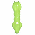 Uninflated 51 Inches Caterpillar Cattex Brand Crystal Crystal Green Latex Balloons