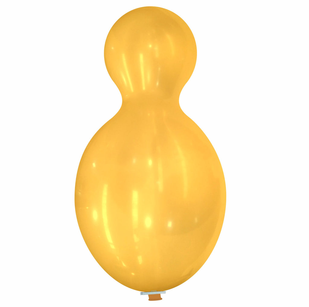 Uninflated 59 Inches Doll Cattex Brand Crystal Crystal Orange Latex Balloons