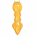 Uninflated 51 Inches Caterpillar Cattex Brand Crystal Crystal Orange Latex Balloons