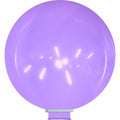 Uninflated 100 inches cattex brand crystal crystal purple latex balloons  