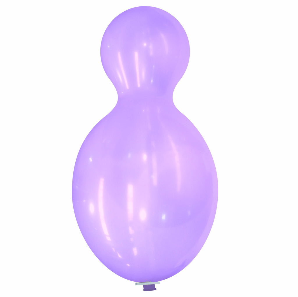 Uninflated 59 Inches Doll Cattex Brand Crystal Crystal Purple Latex Balloons