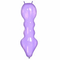 Uninflated 51 Inches Caterpillar Cattex Brand Crystal Crystal Purple Latex Balloons