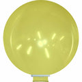 Uninflated 100 inches cattex brand crystal crystal yellow latex balloons  