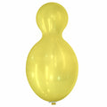 Uninflated 59 Inches Doll Cattex Brand Crystal Crystal Yellow Latex Balloons