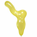 Uninflated 59 Inches Elephant Cattex Brand Crystal Crystal Yellow Latex Balloons