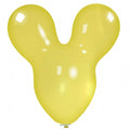 Uninflated 30 Inches Mouse Cattex Brand Crystal Crystal Yellow Latex Balloons