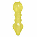 Uninflated 51 Inches Caterpillar Cattex Brand Crystal Crystal Yellow Latex Balloons